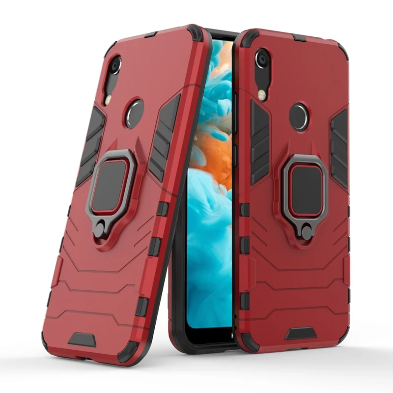 Чехол для телефона huawei Y7 Pro prime 2018 P smart Z 2019 два в одном мягкий и жесткий чехол
