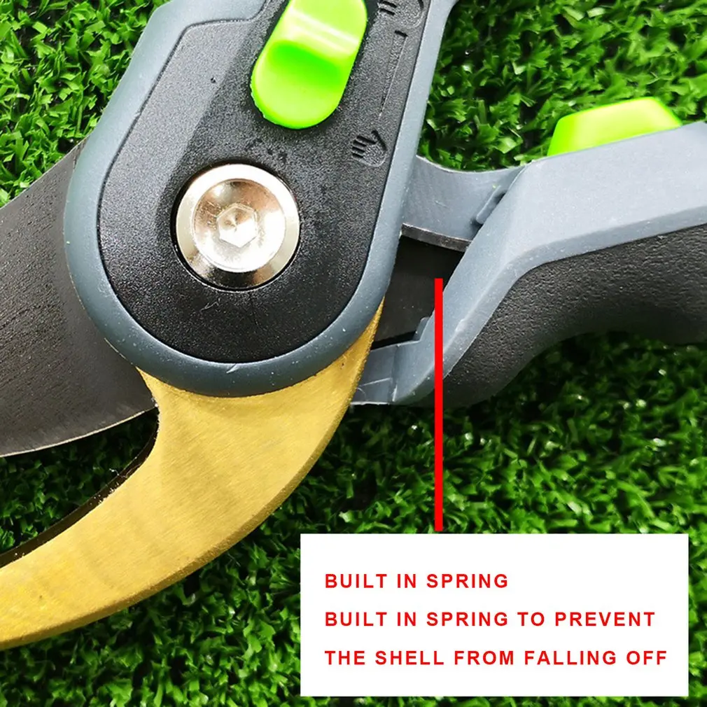 

Garden Steel Pruning Shears Home Fruit Tree Potted Greening Durable Labor-saving Tools Orchard Home Gardening Pruning