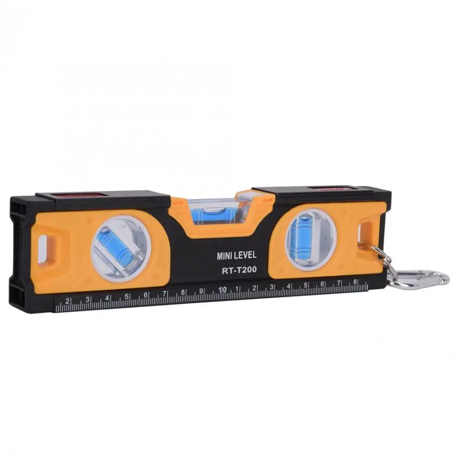 Высокоточная Магнитная линейка из алюминиевого сплава 200 мм спиртовой