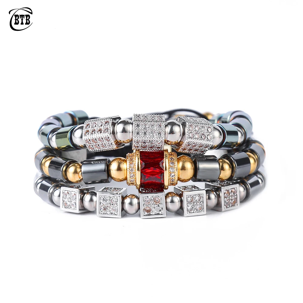 Женский браслет в стиле хип хоп с фианитами для похудения|Браслеты шармами| |