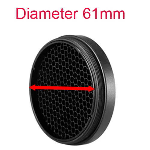 for 56mm Аксессуары для пневматического пистолета Ar15 44 мм/50 мм/56 мм охотничье оборудование Оптический прицел солнцезащитные кепки Killflash соты - Цвет: for 56mm