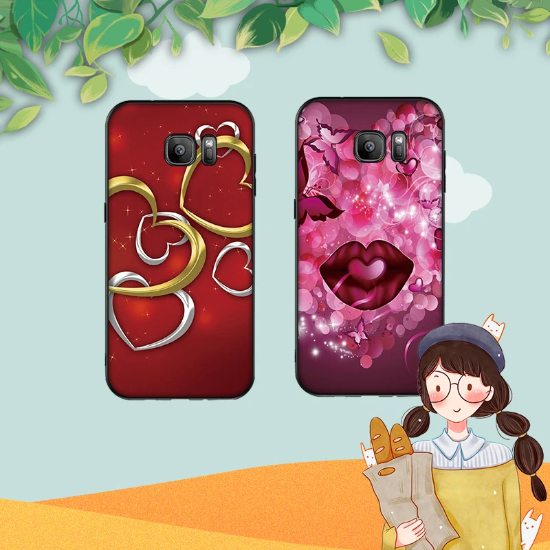 Роскошный черный чехол для Samsung Galaxy S6 S7 край S8 S9 S10 PLUS NOTE 8 9 M10 20 30 крышка Холодное