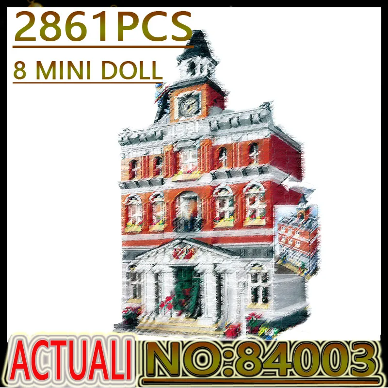 

Горячие модульная Вид из окна создатель Аутентичные 3-story Town гильдии 15003 модель строительные блоки, игрушки, совместимы с 84003 кирпичи