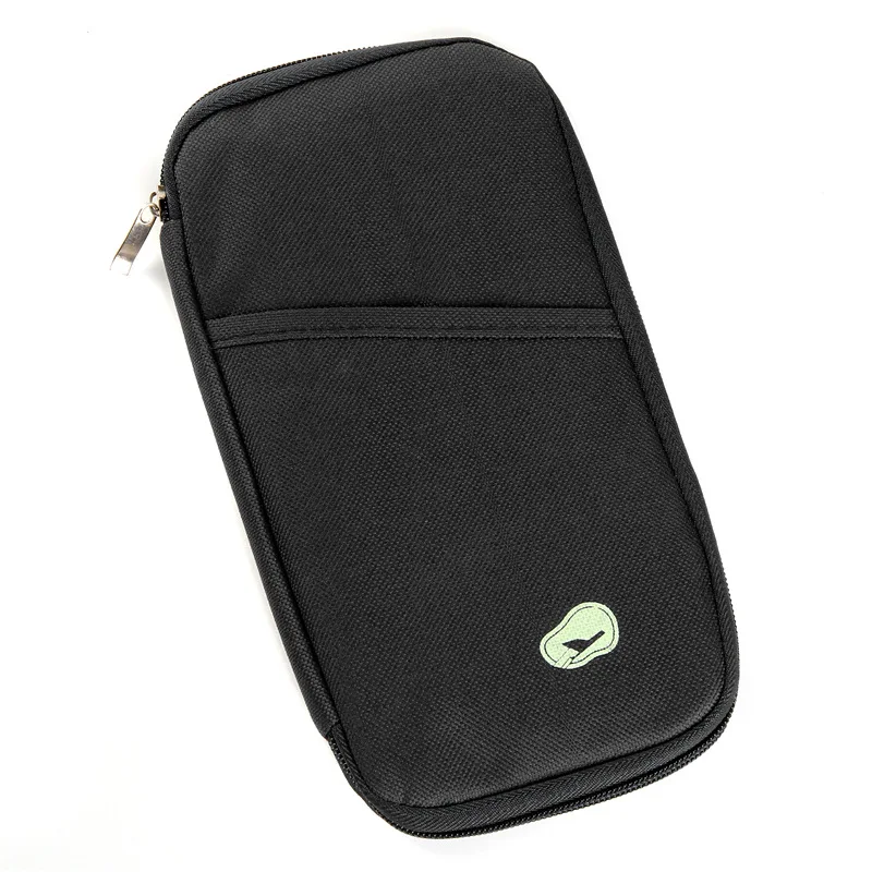 Black Card Holder Дорожный паспорт, кредитный ID держатель для карт для мужчин и женщин, модный простой кошелек для денег, органайзер, сумка, кошелек - Цвет: Black Card Holder