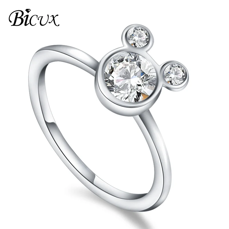 Кольцо женское серебряное с фианитами корейский геометрической формы пробы |