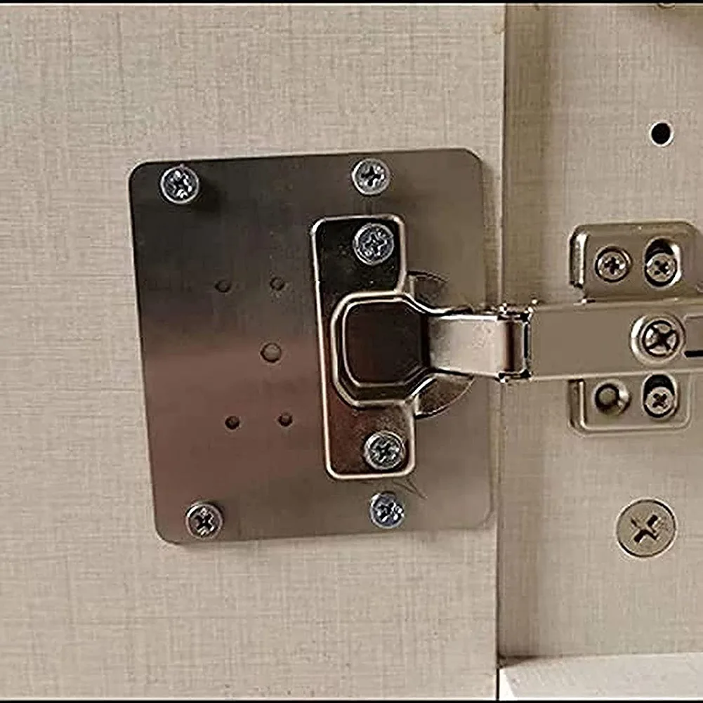 Furniture Cupboard Hinge Repair Mount Door Drawer Hardware Plate Mounting Screws Cabinet | Обустройство дома