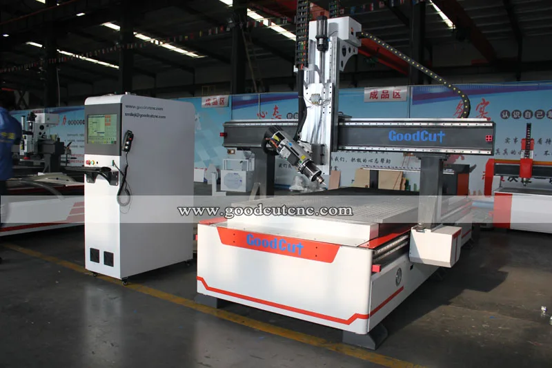 

4 axis atc cnc router machine with rotated spindle for carving wood foam