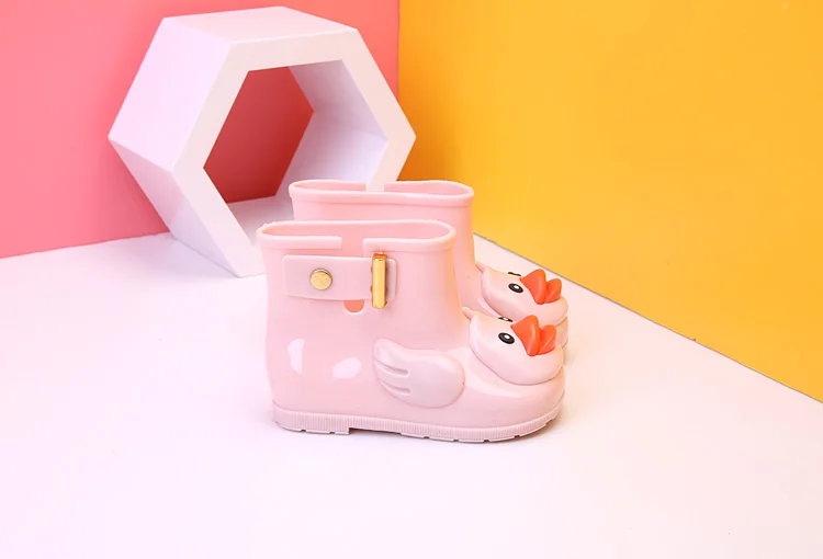 Mini Melissa/3 цвета; резиновые сапоги; Новинка года; нескользящие желе резиновые сапоги для мальчиков и девочек; Melissa; обувь с Микки Маусом; прозрачная детская водонепроницаемая обувь