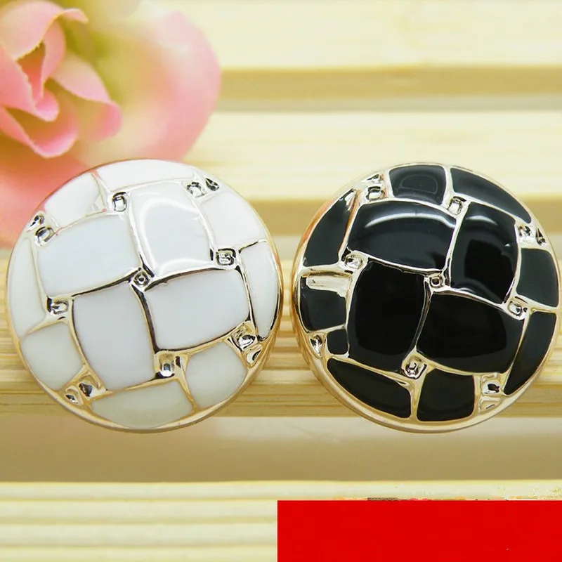 6 шт./лот 21 мм красивая жемчужная Металлическая пуговица для пальто скрапбукинг