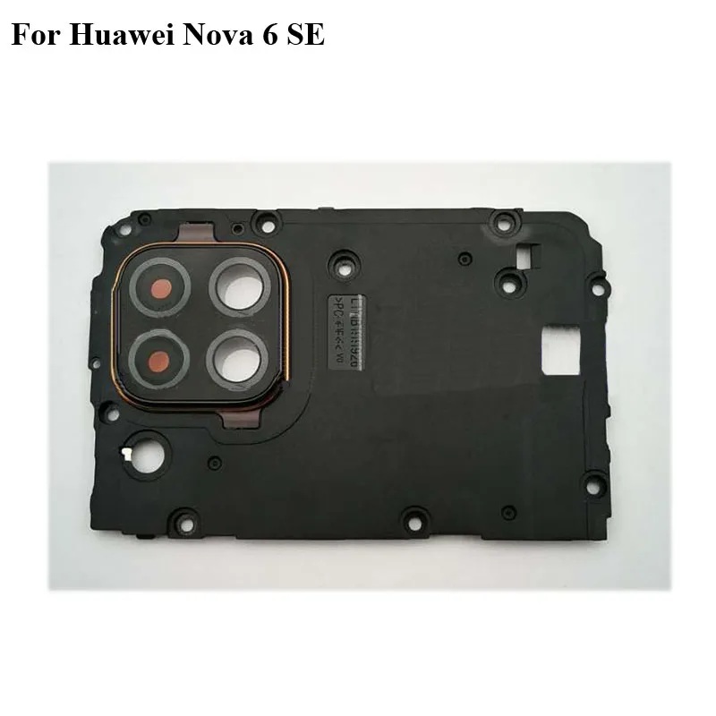 

2PCS Back Housing Middle Frame Bezel For Huawei Nova 6 SE Housing Battery Cover with Back Rear Camera Glass lens Nova 6SE