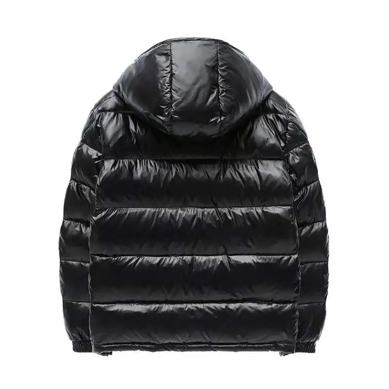 2022 New Winter Brand Men's Down Jacket Thick Youth Black Shiny Warm White Duck Down Casual Jacket Waterproof M-4XL 110KG