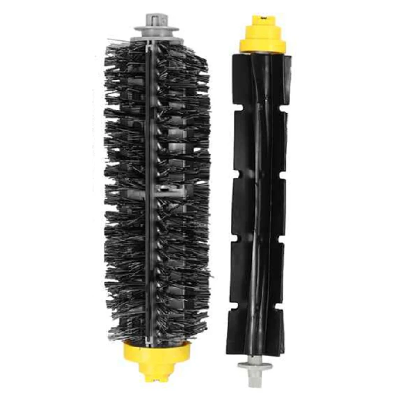 

Compatible for IRobot Roomba 600 Series,610 620 625 630 650 660 Bristle&Flexible Beater 3-Armed Brush Filters Kit 2 PCS