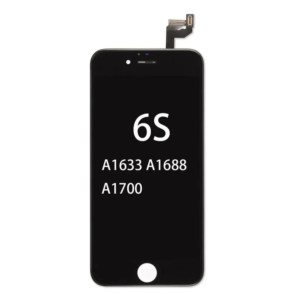 For iPhone 6S Black Pantalla экран для iPhone 8 8 Plus дисплей Замена 3D сенсорный дигитайзер сборка экран для A1863 A1905 A1906 без битых пикселей - Цвет: For iPhone 6S Black