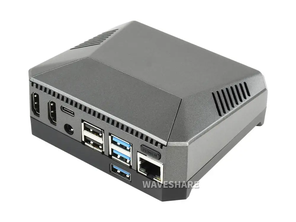 Case de Alumínio para Raspberry 4 com Slot de Expansão Argônio M.2 Pi4-case-argon-one-m.2 um M.2: pi