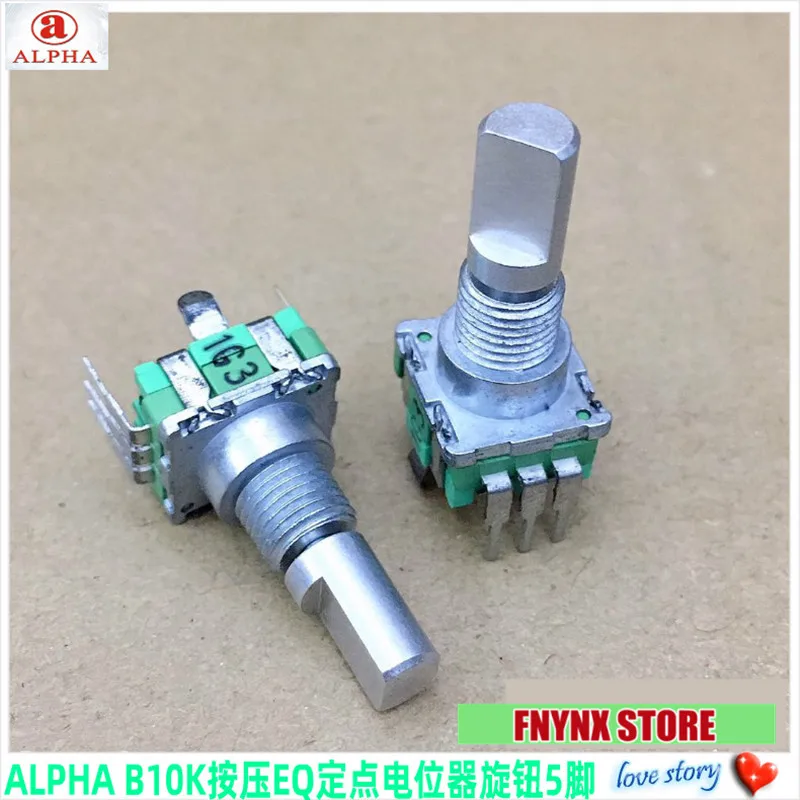 10 шт. оригинальный японский вертикальный 5P Поворотный регулятор громкости EQ