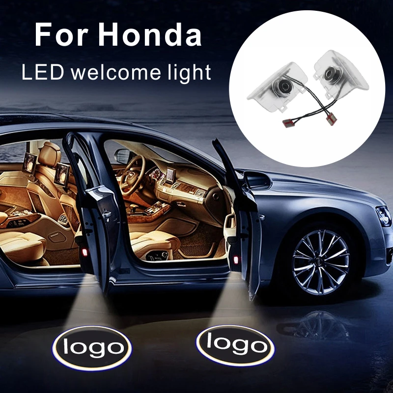 

Suitable for Honda Odyssey New Accord Elysion CR-Z old Spirior door LED welcome light door opening projection ambient light 2pcs