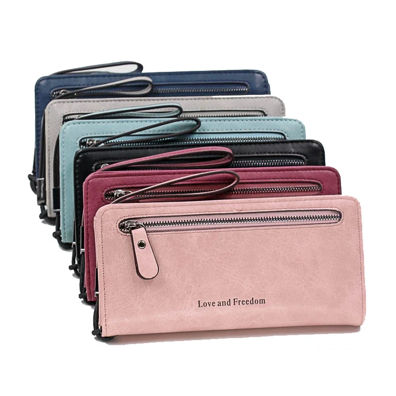 

New Women's Purse Wallets Famous Brand Designer Luxury Long Wallet Women Wallets Ladies Card Holder Clutch Feminina Carteira