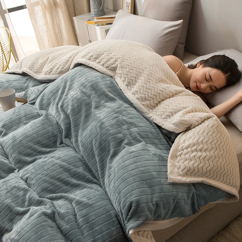 Зима 2020 мягкое теплое зеленое синее красное одеяло фланелевое утолщенное