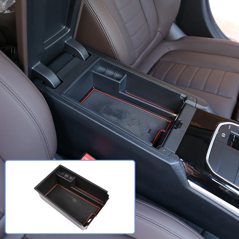 

Car Center Console Armrest Storage Box With Colourful M LOGO For BMW 3 Series G20 G38 325 2019 2020 Car Accessories