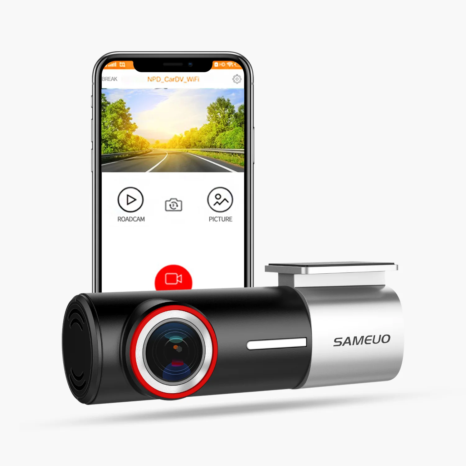 Sameuo U700 Dash cam передние и задние WI FI 1440P 1080 Видеорегистраторы для автомобилей dashcam