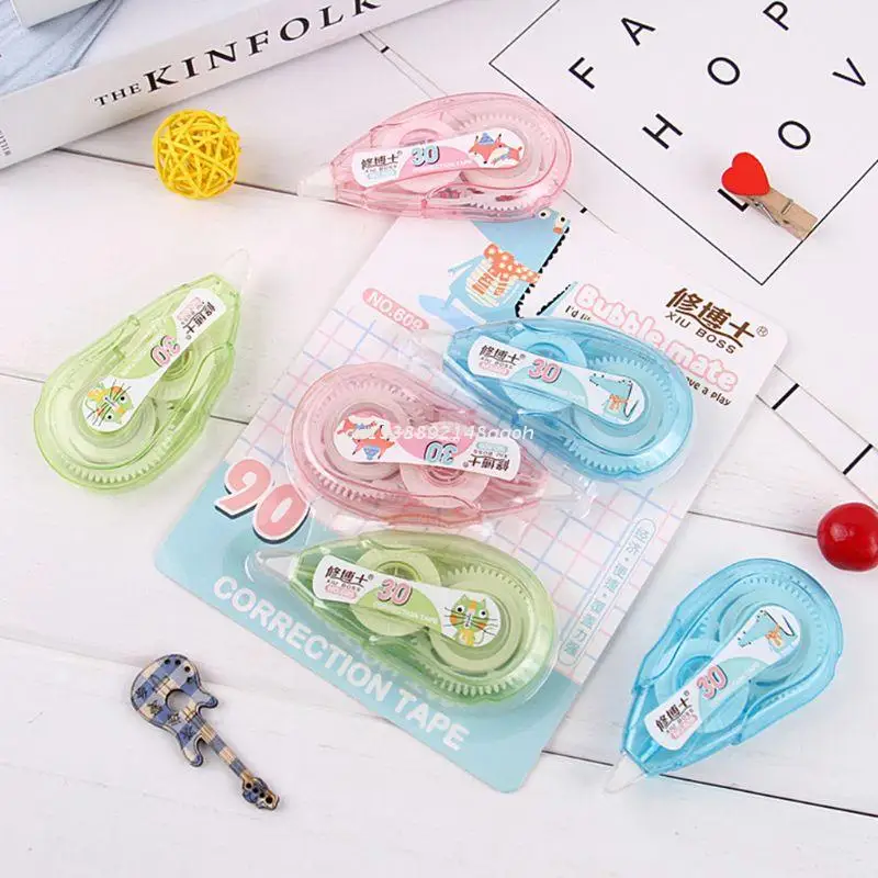 

30M Super Long Plastic Cartoon Colour Correction Tap Kids School Supplies Dropship