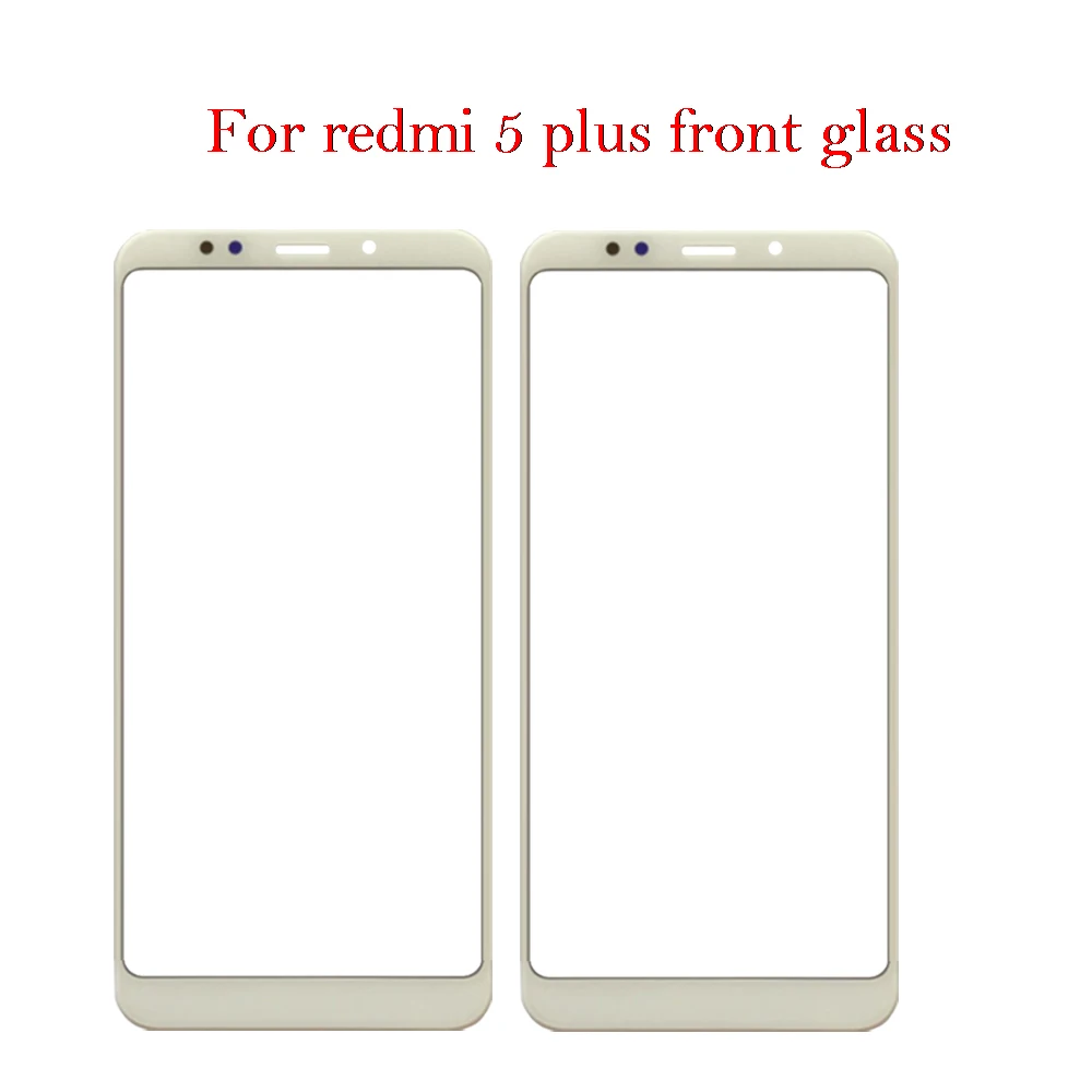Переднее внешнее стекло для Xiaomi Redmi 5 Plus Note Pro сенсорный экран ЖК-дисплей замена