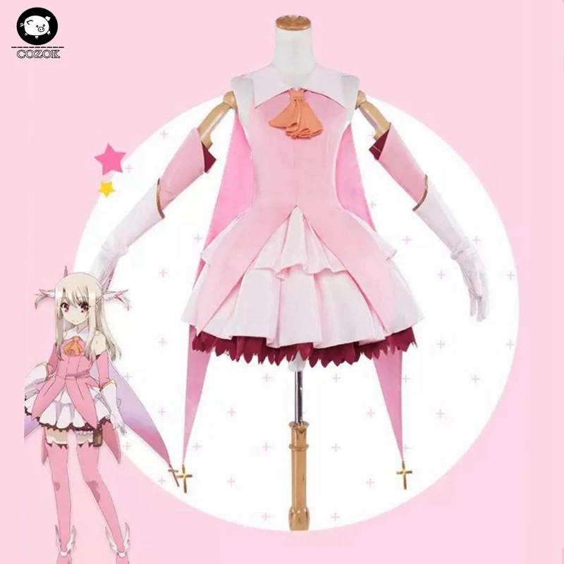 

Fate/Kaleid Liner 3 Rei Illya Illyasviel Sexy Costume Outfit Earrings Dress Custom Made Full Sets And Socks