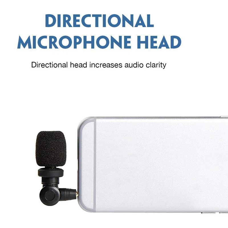 Saramonic Imic Compact Mini Directional Smart Microphone for Apple Iphone Samsung Huawei Htc Smartphones Recorder Mic | Электроника