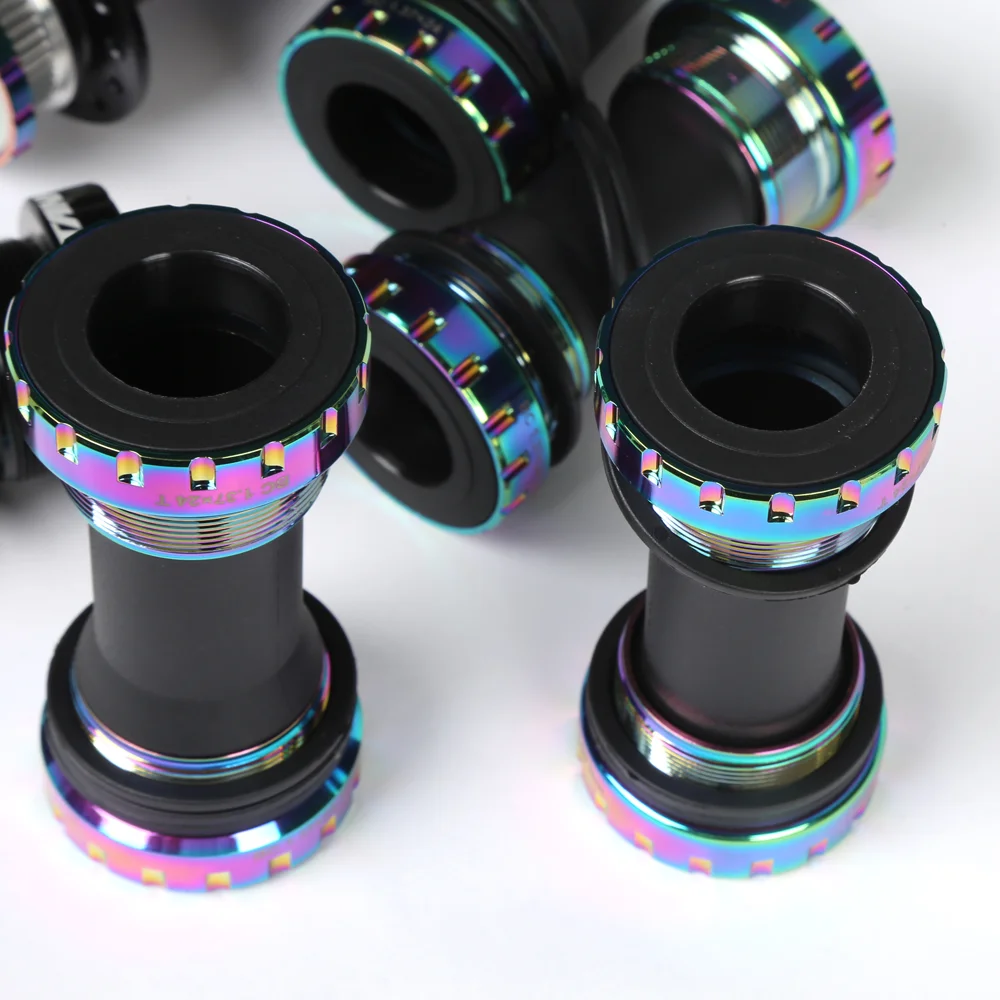 Красочные нижние кронштейны для горного и шоссейного велосипеда BB68/73 мм внешний