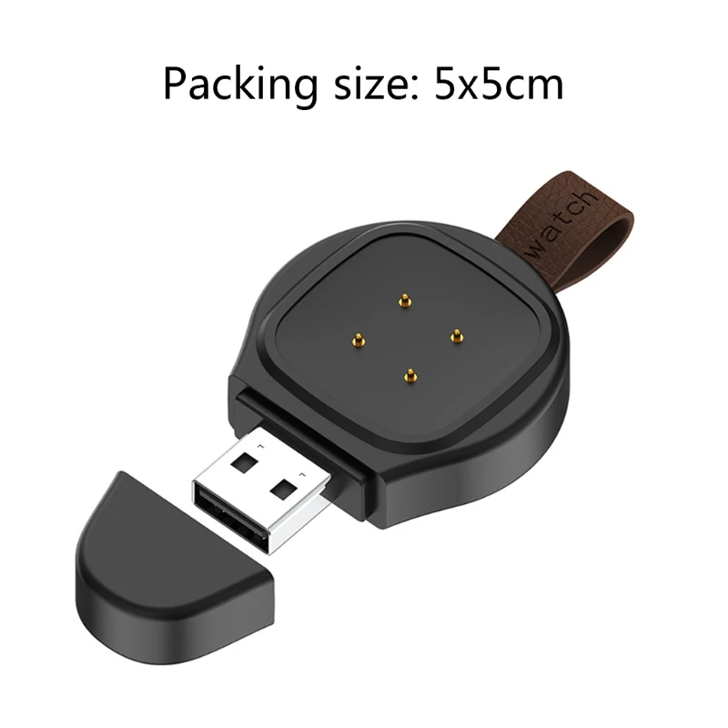 Magnetic Power Seat Charger Cradle Charging Dock Fixed for-Fitbit Versa 3/sense Portable Overvoltage Protection