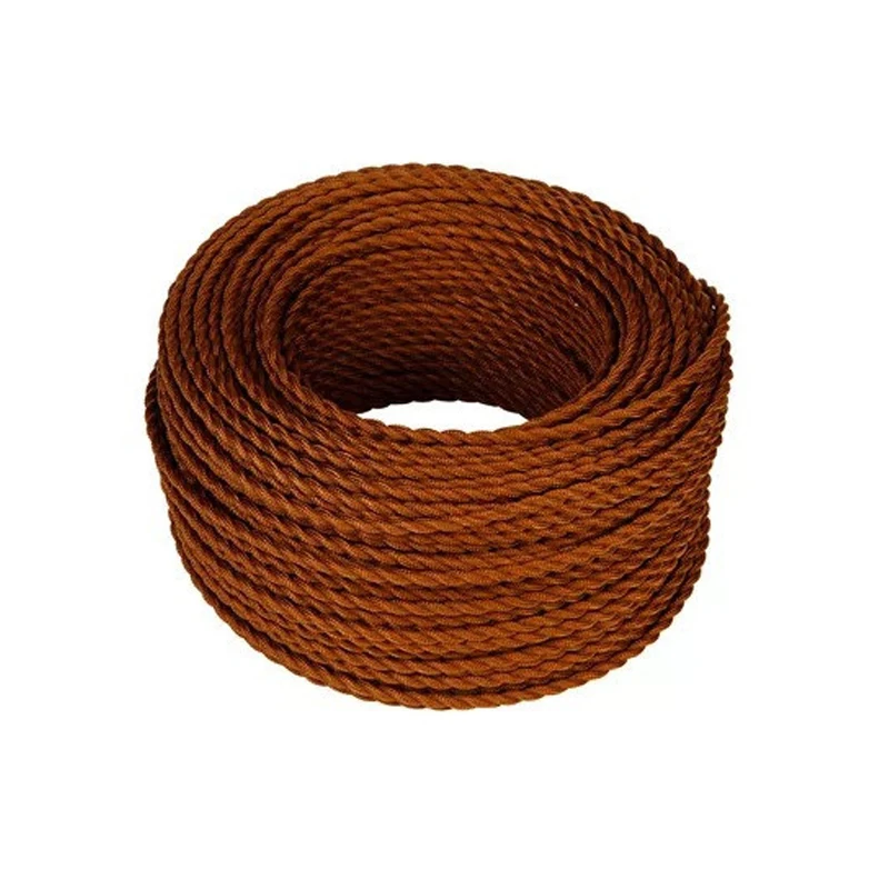 

0.75mm*2 Cord Textile Cable Pendant Lamp Cord braiding Electrical Wire Vintage Fabric Twisted Cable Woven Edison Lighting wire