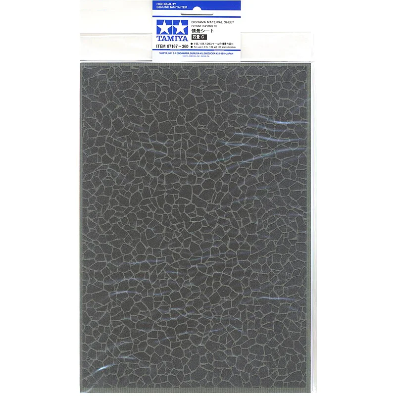 Tamiya 87167 модельные краски и отделка лист материала диотомы (каменная тротуарная