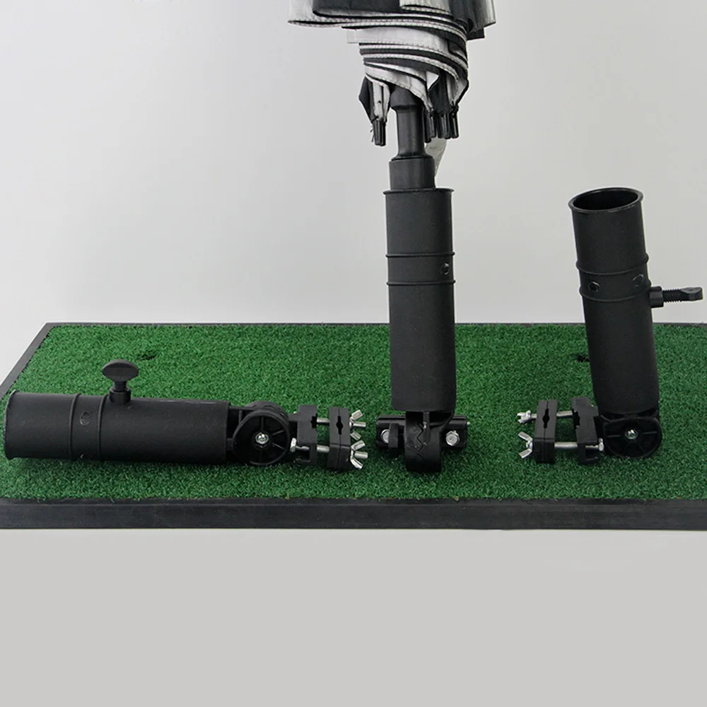 1Set Adjustable Black Golf Club Push Pull Cart Car Trolley Umbrella Holder Accessories | Спорт и развлечения