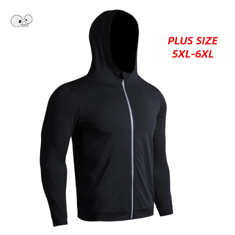 Размера плюс 5XL 6XL Мужская Весенняя Спортивная одежда для бега спортивная