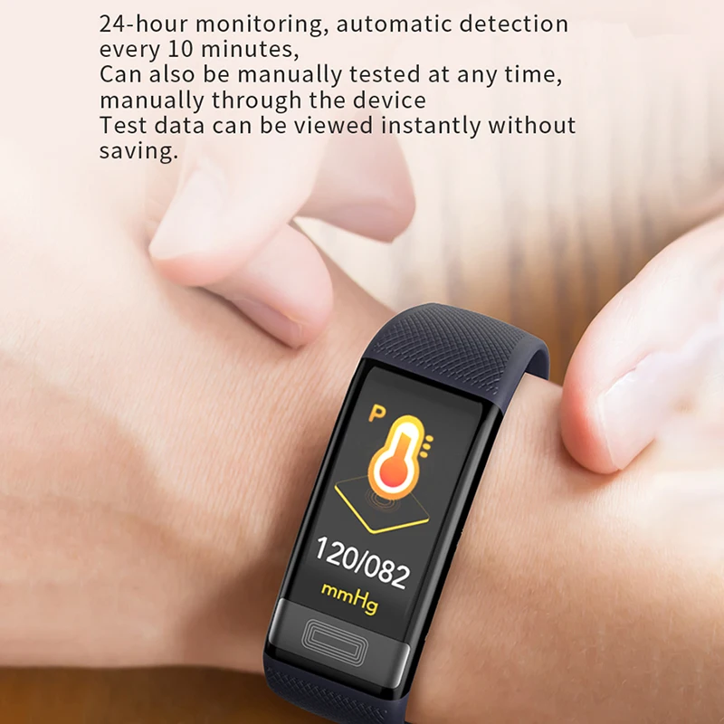 Смарт браслет Captain HF ЭКГ + HRV монитор сердечного ритма артериального давления для