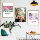 Алмазная живопись сделай сам, цветочный пейзаж, современная простая Алмазная вышивка в скандинавском стиле, живопись на диване, фоновая стена