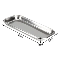 stainless steel medical surgical dental dish professional environmental convenient useful tray lab instrument tools storage