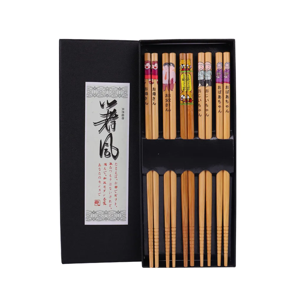 

Japanese Wooden Chopsticks Gift Box Wholesale Household Chopsticks Gift Box Restaurant Bamboo Chopsticks Set Boxed Chopsticks