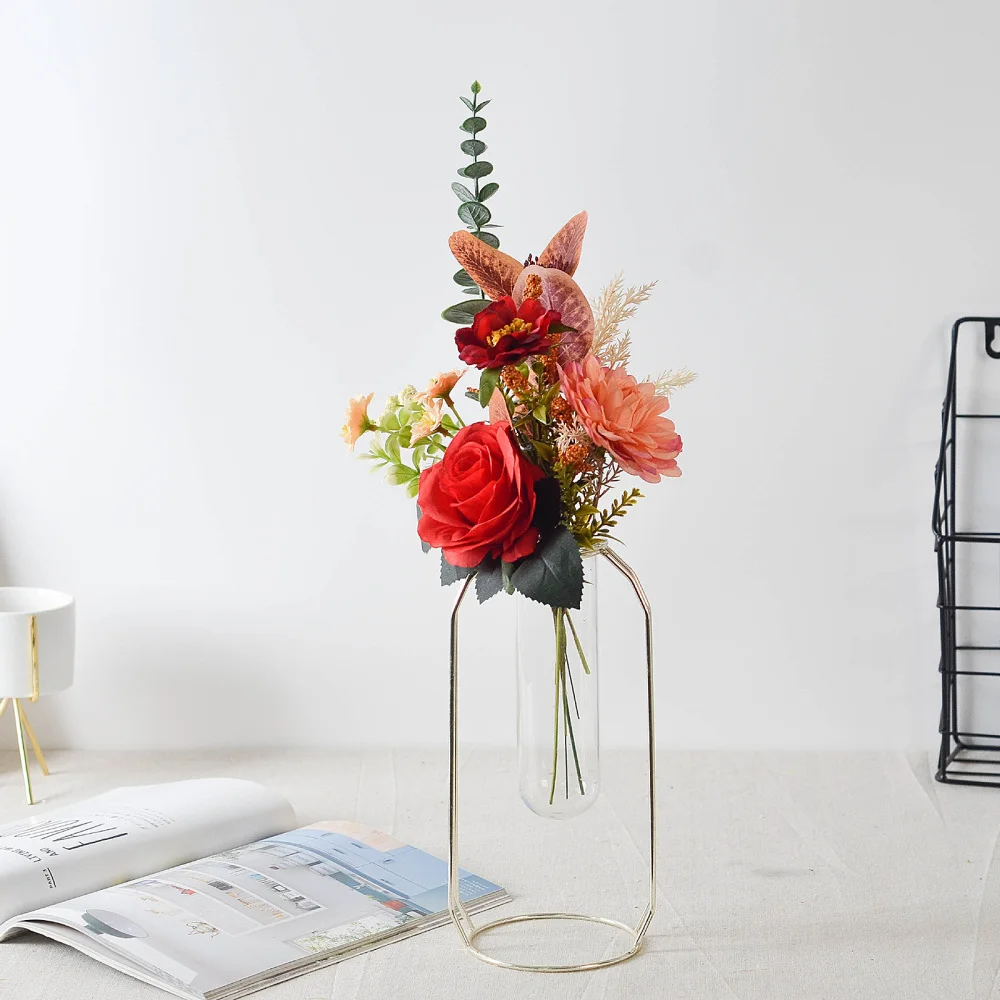 Букет невесты искусственные цветы поддельные шапочки букеты для домашнего