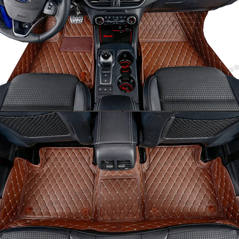 Lsrtw2017 автомобильные аксессуары кожаные коврики в салон для Форд Фокус 2 mk 3 2004 2020