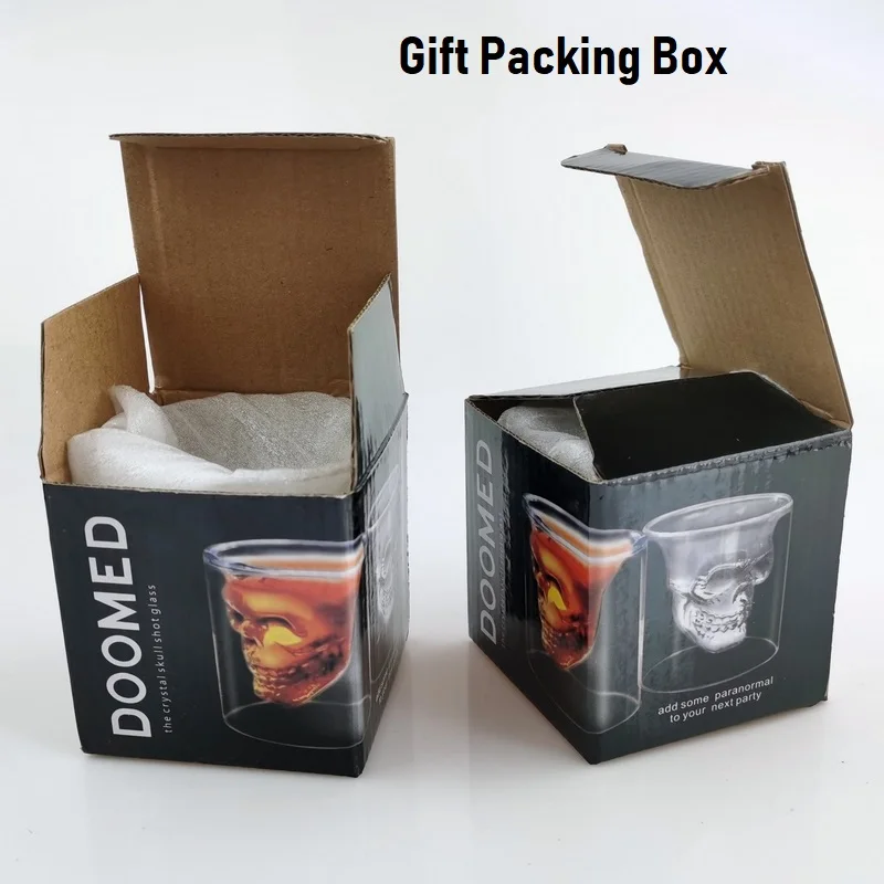 150/250 мл кружка с двойными стенками в виде черепа кофейные очки креативная