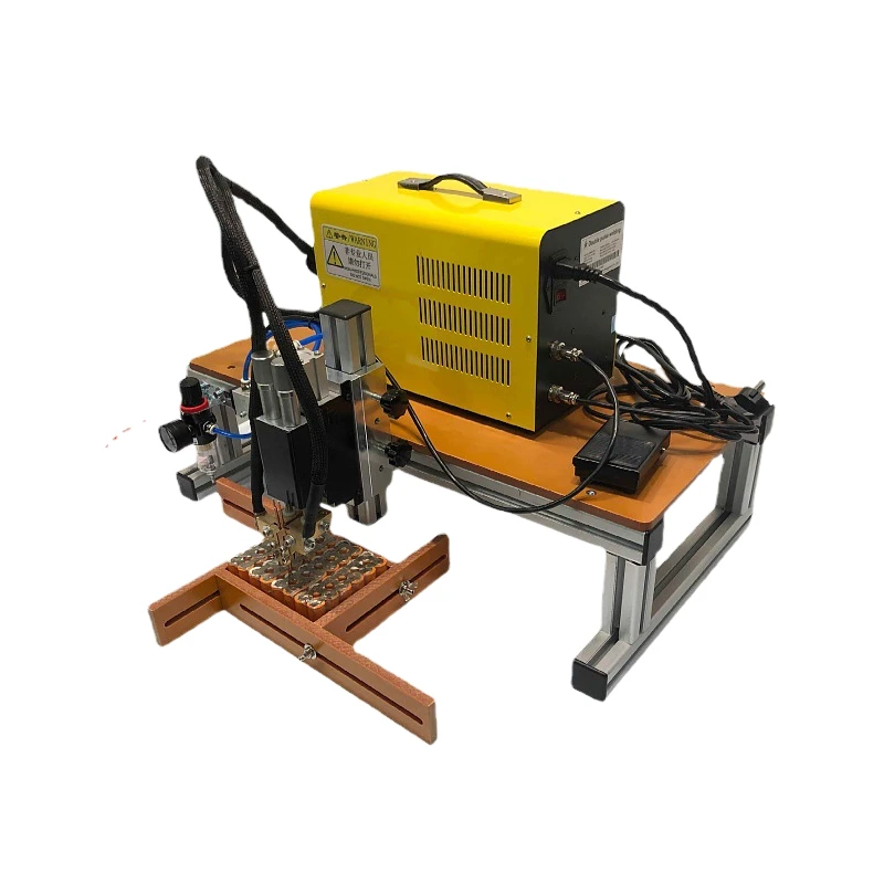 

Semi automatic lithium battery spot welder 110v pulse spot welding machine for lithium ion battery