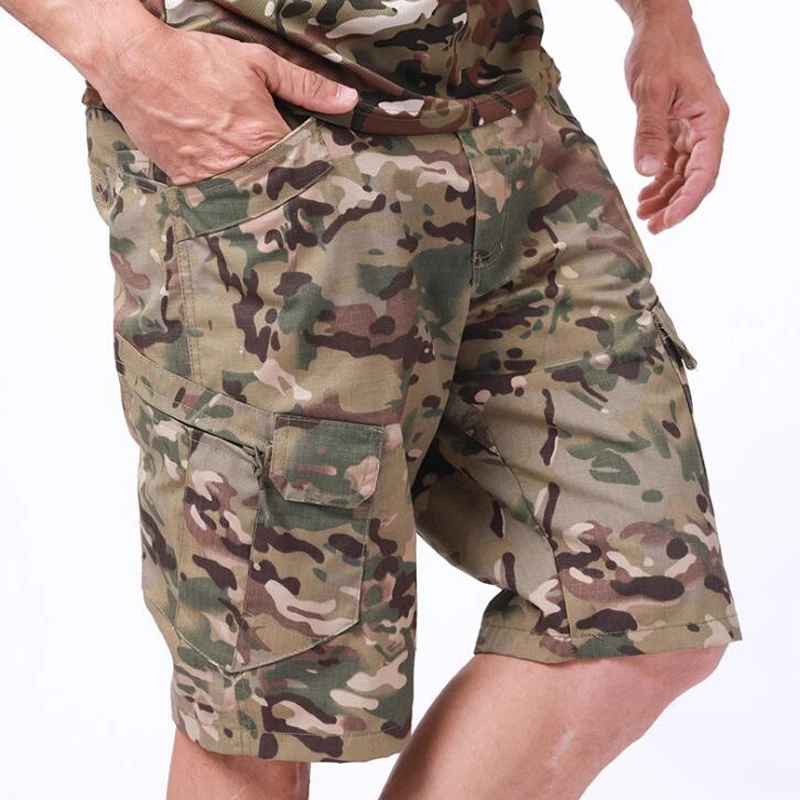 

Shorts Men Tactical Military Overalls Multiple Pockets Combat Cargo Short Men Casual Camouflage Shorts 5XL Bermuda Masculina
