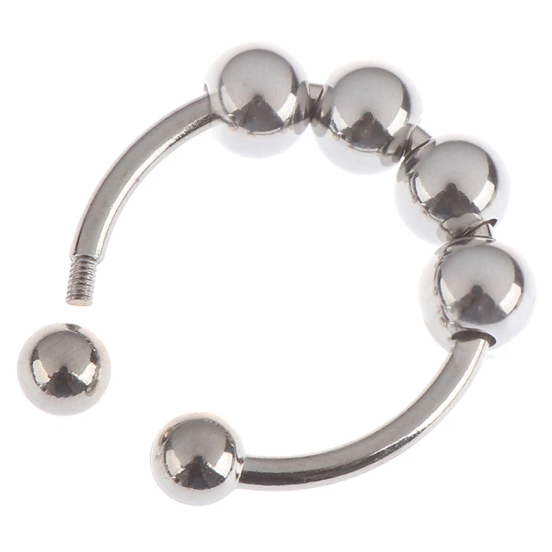 Кольцо для пениса из нержавеющей стали съемное кольцо с задержкой эякуляции