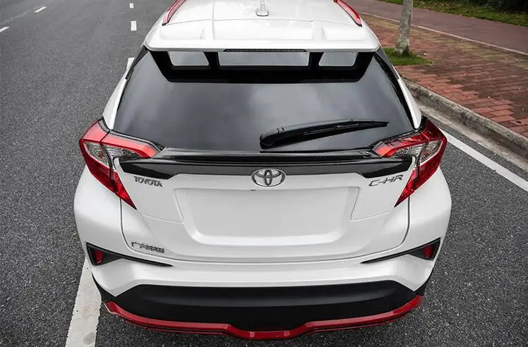 Для освещения спойлер на крышу 2018 2019 Toyota CHR DYTF из ABS материала заднее крыло
