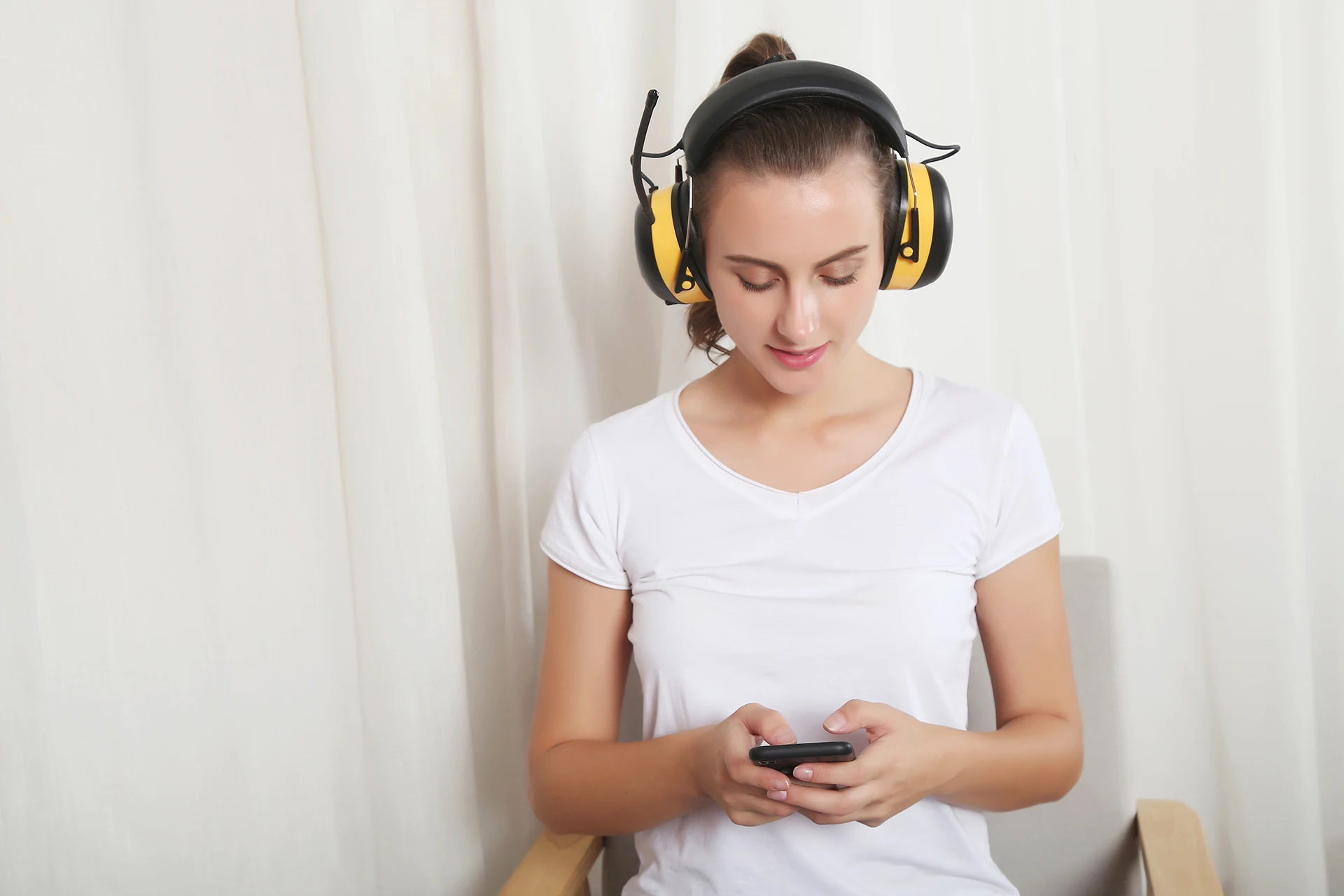 ZOHAN Digital AM/FM стерео наушники вкладыши NRR 24 дБ защита для ушей профессиональная