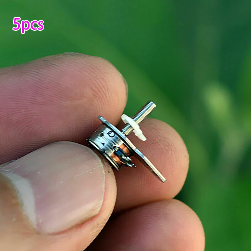 5 шт. драгоценный Nidec Ультра-мини Шаговый двигатель 2-фазы 4-провода Линейный винтовой слайдерный блок гайки с подвижным столом для цифровой камеры.