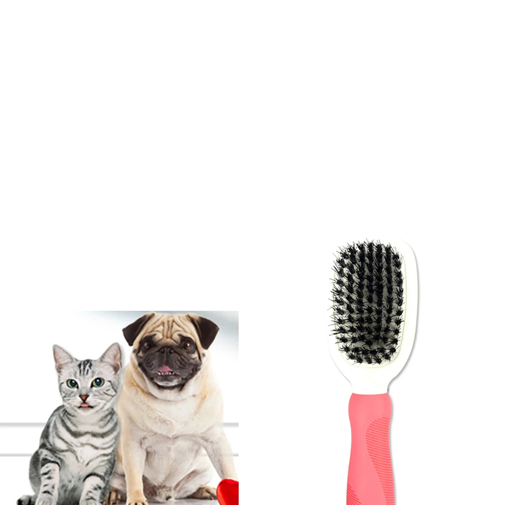 

1PC Double Sided Dog Brush Professional Pet Grooming Tool Self Cleaning Hair Brush Slicker Dual Hairbrush Best for Dogs Cats