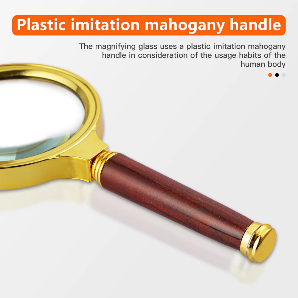Складная ручная мини-Лупа 10X карманный микроскоп увеличительное стекло для