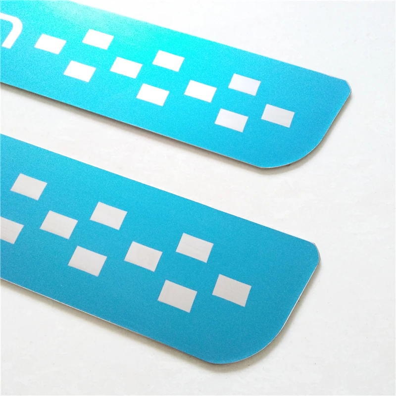 Стайлинг автомобиля полоса на порог Накладка подходит для Citroen C4 Aircross 2011 2012 2013 2014